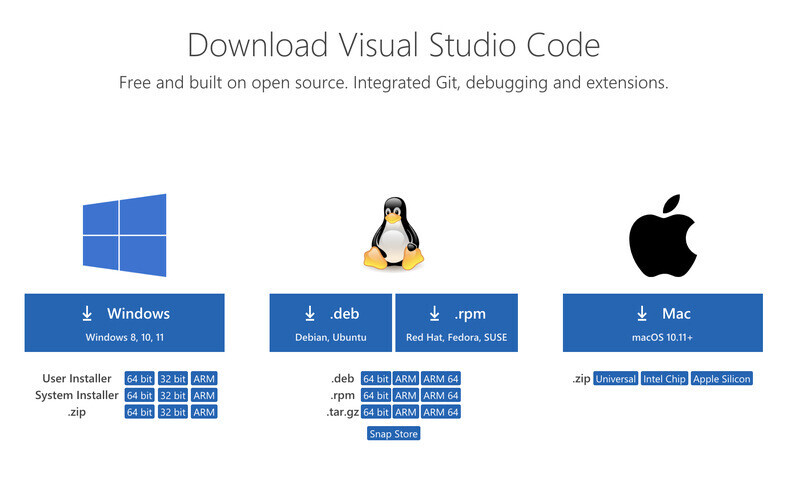how to install visual studio code in mac
