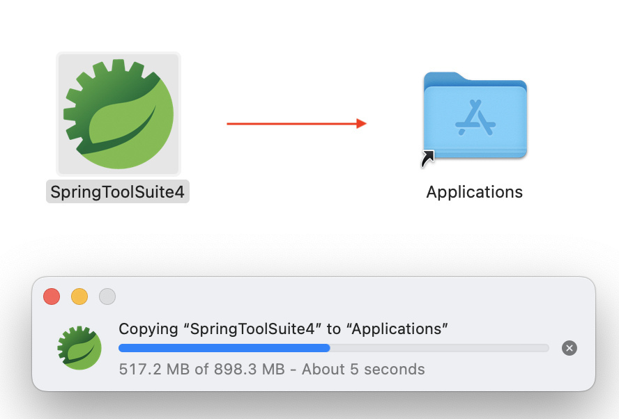 Install Spring Tool Suite for Eclipse in Mac OS