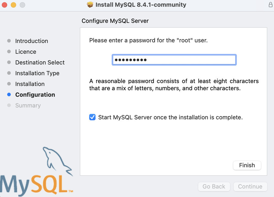 Install MySQL in MacOS